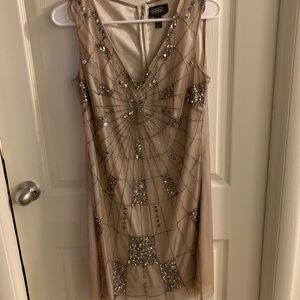 Adrianna Pappell evening, beaded cocktail dress, size 12